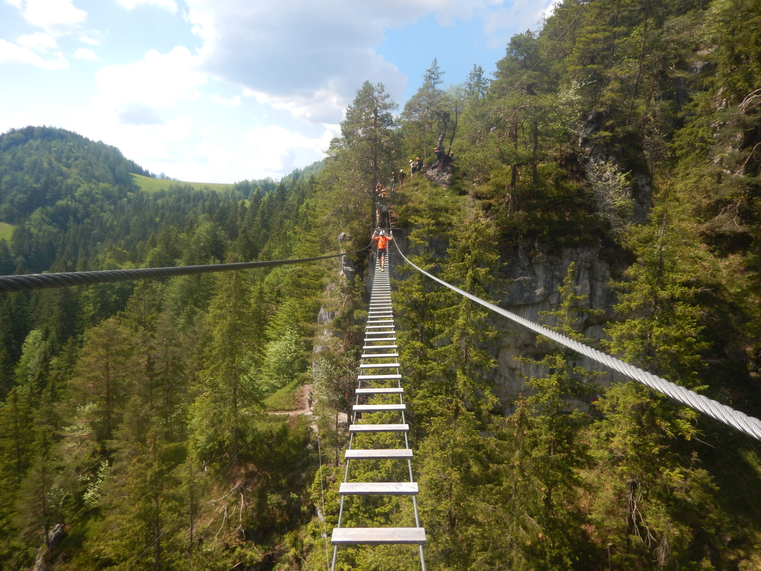 Fels Hochseilgarten